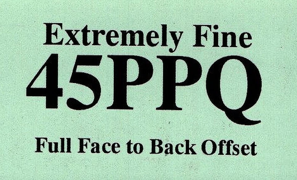 2003a $1 Federal Reserve Note DARK Full Face to Back Offset Error PCGS 45PPQ AEG - Image 2 of 3