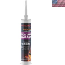 Rutland 600 F High Heat RTV Silicone Sealant - 10.3 oz Gel, Waterproof Solution