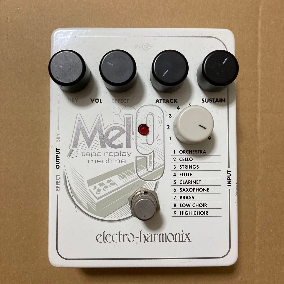 Electro Harmonix Mel 9 Tape Replay Machine Guitar Pedal Electro Harmonix Mel 9 Tape Replay Machine Guitar Pedal