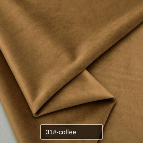 Wide 57" Upholstery Velvet Sofa Fabric For Cushion Pillow Curtain Material - Picture 27 of 62