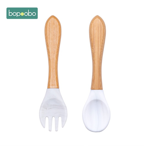 2Pc Baby Silicone Spoon Feeding Set Kid Dishes Toddlers Infant Feeding Accessori - Picture 25 of 28