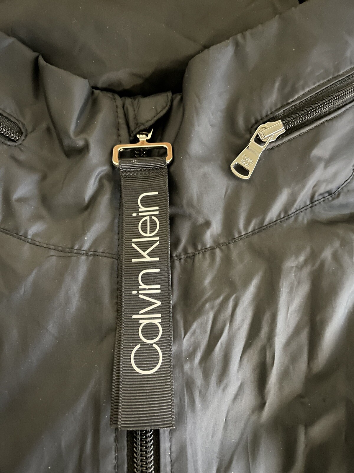 Calvin Klein Packable Solid full Zip  Hooded Jack… - image 4