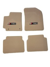 Fit For 2009 - 2013 Toyota Corolla Beige Floor Mats Wemblem-h Fit For 2009 - 2013 Toyota Corolla Beige Floor Mats Wemblem-h