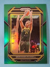 2023 Panini Prizm WNBA GREEN Mercedes Russell Seattle Storm #81