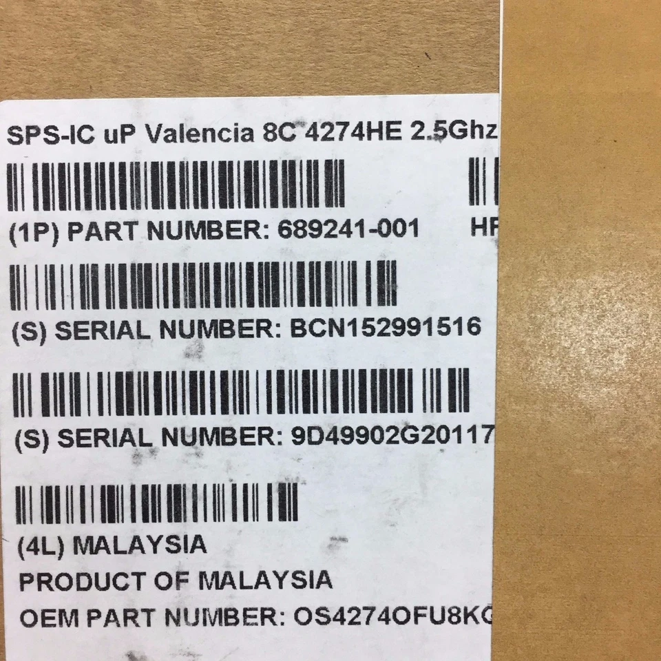AMD Opteron 4274 HE 8 Core CPU OS4274OFU8KGU C32 2.5GHz 8MB 6.4GT/s Processor - Image 3 of 3