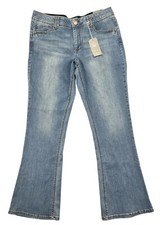 Wit Wisdom Ab Solution Luxe Touch Itty Bitty Bootcut Jeans Light Wash NWT 16