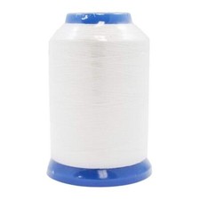 Embroidery Bobbin Thread White in 1600m Spools