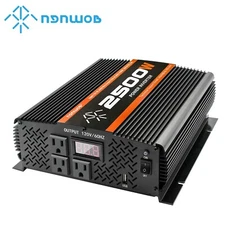 2500W Power Inverter DC to AC 12V to 110V Inverter Solar Inverter RV Truck Semi