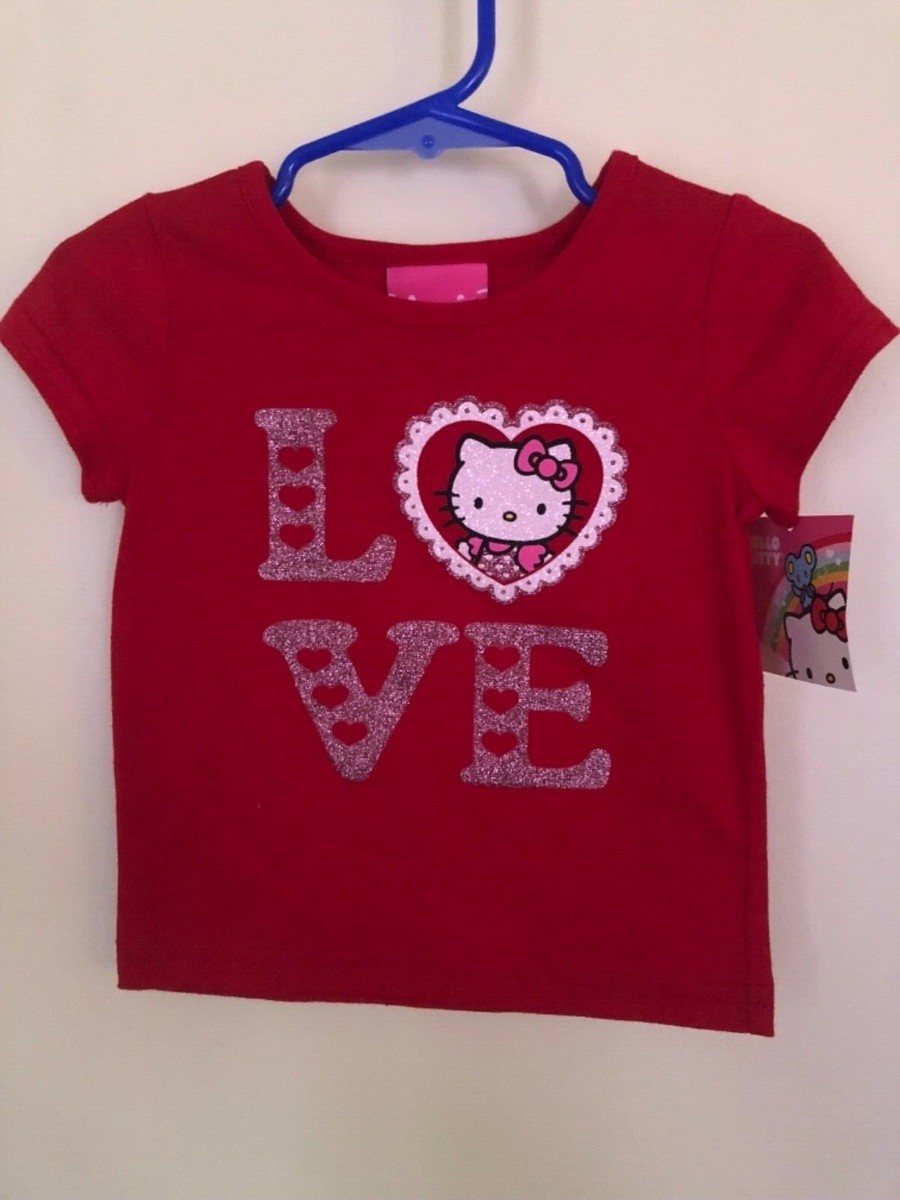 NWT HELLO KITTY SHORT SLEEVED SHIRT 24 MONTHS | eBay