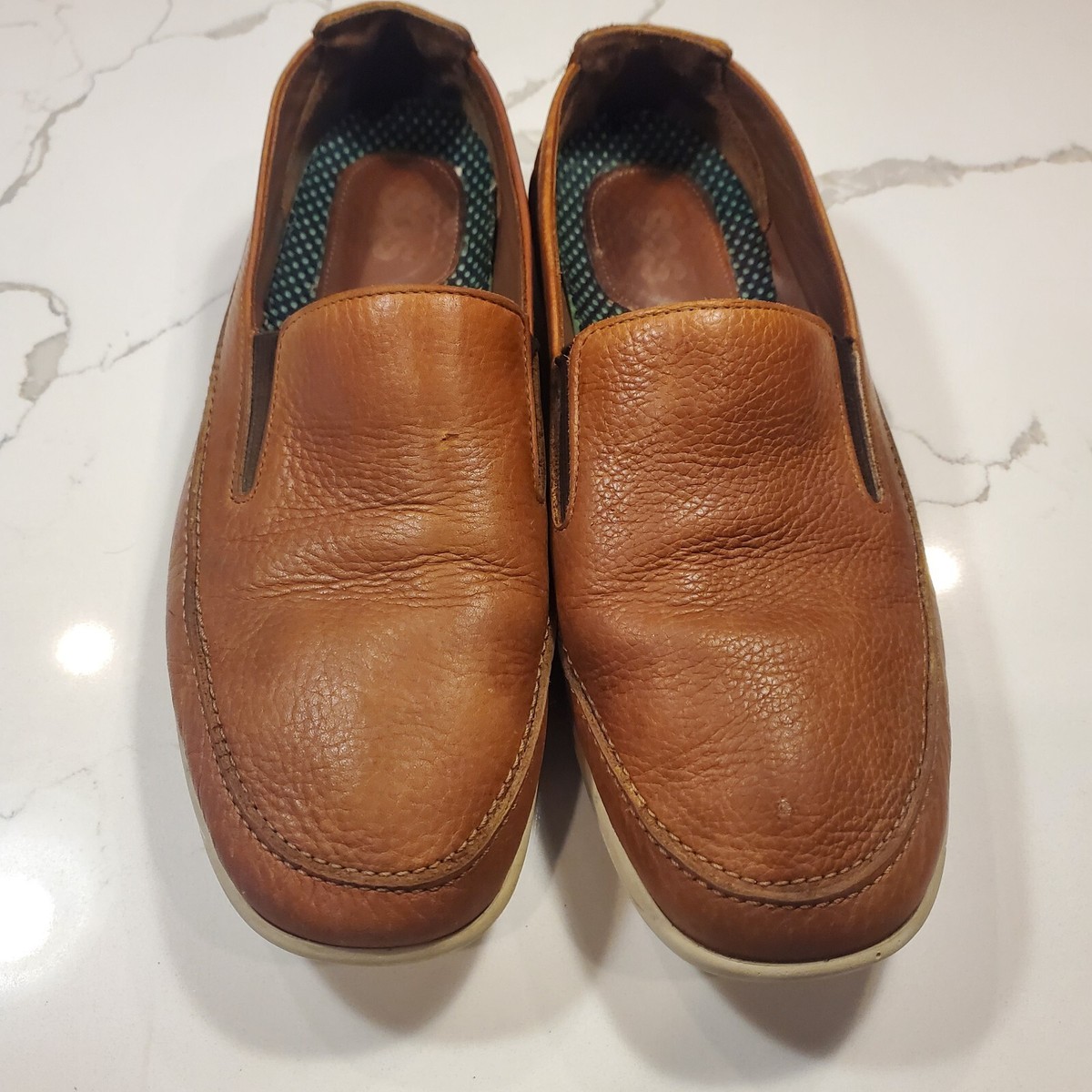 SAS Leather Loafer Mens Sandstone Weekender Slip On Comfort 