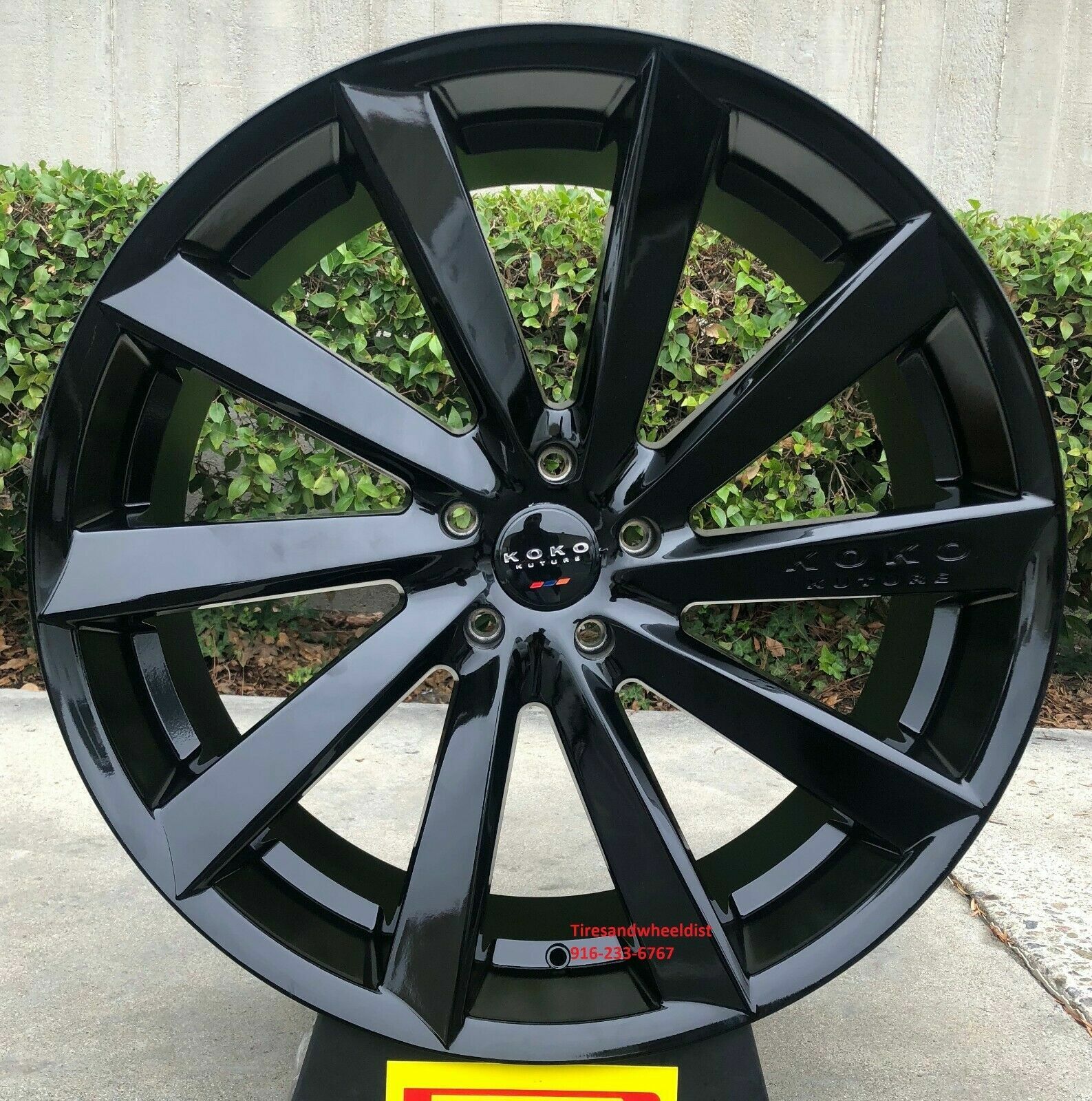 22'' Giovanna Kapan Gloss Black Tires fit Maserati Levante Flex Explorer Taurus