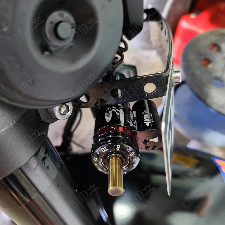 Carbon Fibre Colour 9.8" Steering Damper Stabiliser For Motorcycles Universal~ - Image 4 of 4