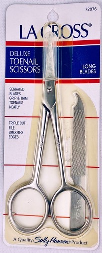 (3) TIJERAS DE UÑA DE PIE LA CROSS DE LUJO 72876 Sally Hansen - VENDIDAS COMO ESTÁN PLS LEER - Imagen 6 de 9