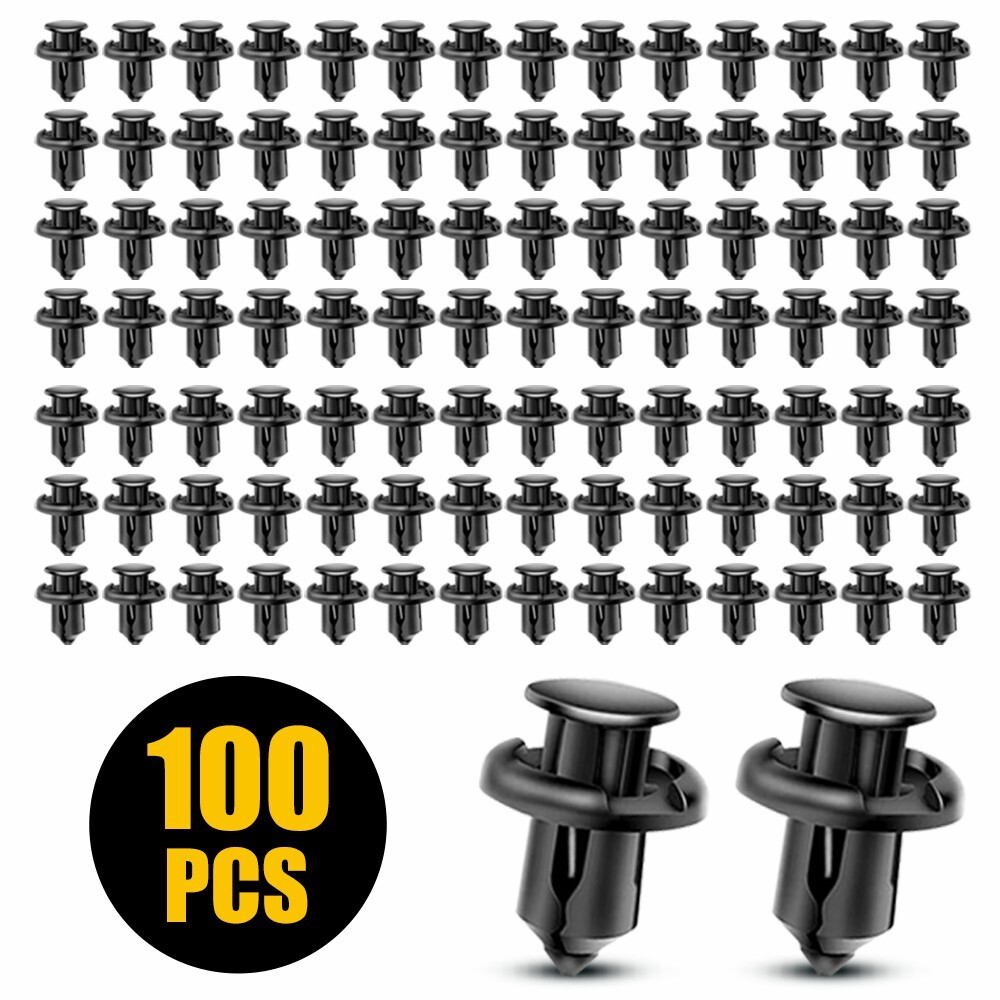 100X Bumper Fender Hood Moulding Side Garnish Grille Retainer Clip for Honda I