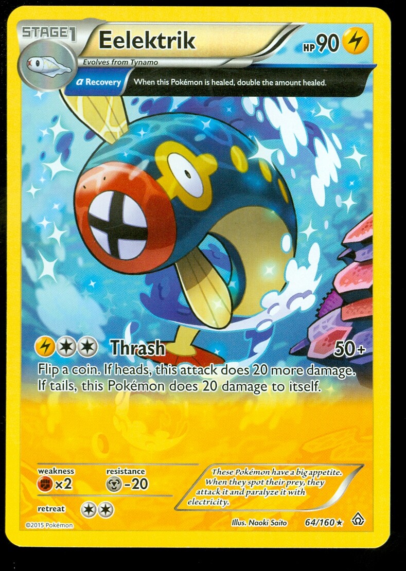 Pokemon EELEKTRIK 64/160 - XY Primal Clash RARE - - MINT