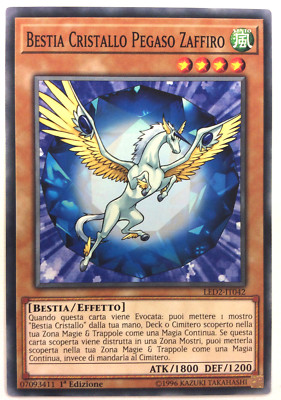 BESTIA KRISTALL PEGASUS SAPHIR auf Italienisch LED2-IT042 Common YUGIOH