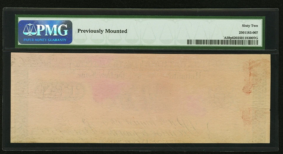 Ireland National Bank Limited 10 Pounds 10.8.1905 Pick A59p PMG Uncirculated 62 - Image 2 of 2