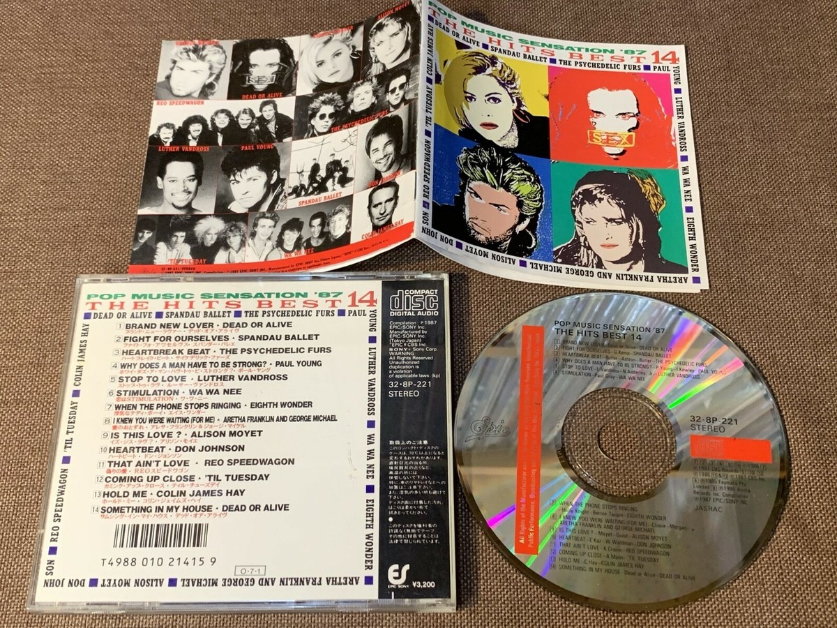 Pop Music Sensation '87 The Hits Best 14 JAPAN CD 32.8P-221