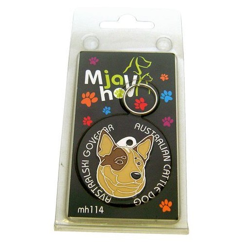 Dog name ID Tag, Australian cattle dog, Personalized, Engraved, Handmade, Charm - Picture 8 of 12