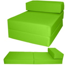 Chair Bed Fold Out Futon Single Guest Folding Mattress Sofa Bed Chairbed