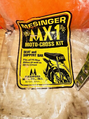 NOS Vintage 70'S OLD SCHOOL BMX MESINGER MX-1 MOTOCROSS SEAT