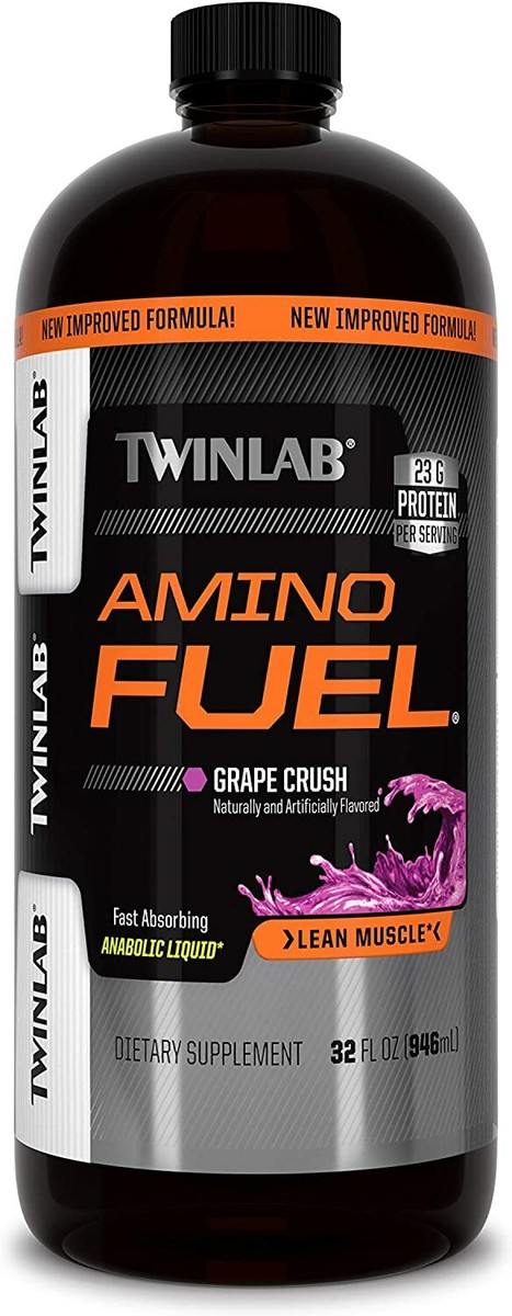 Nina the Black Lab　ＫＩＬＡＶＩ　amino　２個セット Twinlab AMINO FUEL 32 fl oz Liquid Aminos GRAPE 23g Protein BUILD