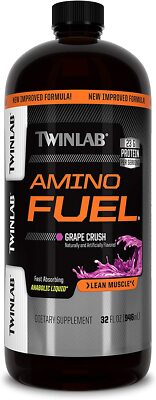 Nina the Black Lab　ＫＩＬＡＶＩ　amino　２個セット Twinlab AMINO FUEL 32 fl oz Liquid Aminos GRAPE 23g Protein BUILD