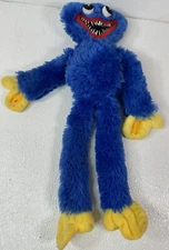 Poppy Playtime Smiling Huggy Wuggy 17 Inch Plush Figure Good Condition