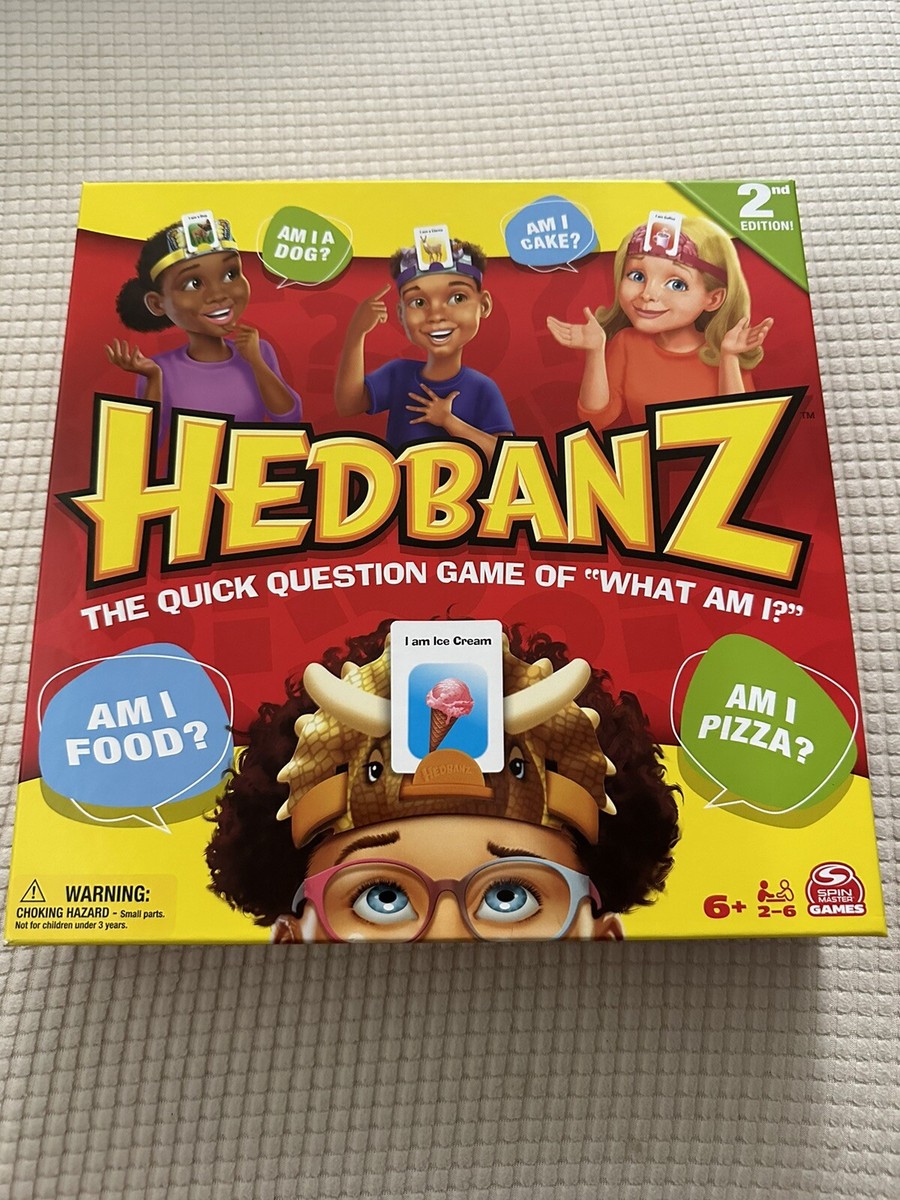 Hedbanz 2nd Edition Picture Guessing Board Game- Family Games Games for  Family