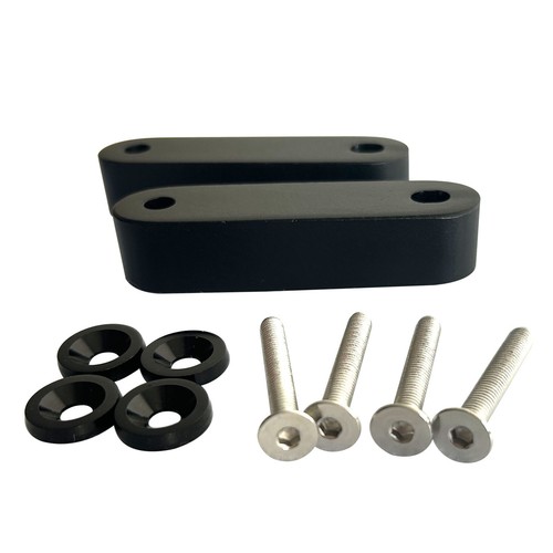 Hood Spacer Risers Set For 1990-2001 Acura Integra 1988-2000 Honda Civic CRX - Picture 3 of 23
