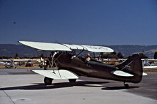35 MM Color Slides Pro Photo Airplane Green Bi Plane Airshow 1984 #18