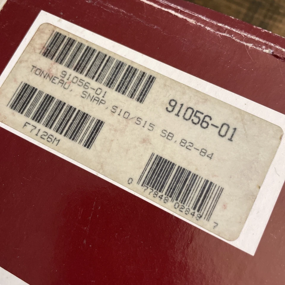 By Bestop Snap Fasten TONNEAU Snap COVER 适用于雪佛兰福特道奇老式 NOS — 第 2/4 张图片