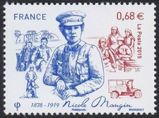 TIMBRE FRANCE 2015 N°4936** ( Nicole Mangin Médecin Français )pl