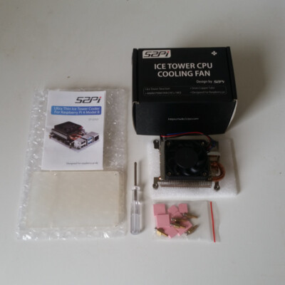 Raspberry Pi 4 ultradünner ICE Tower PWM Kühler mit HeatPipe Kühlkörper