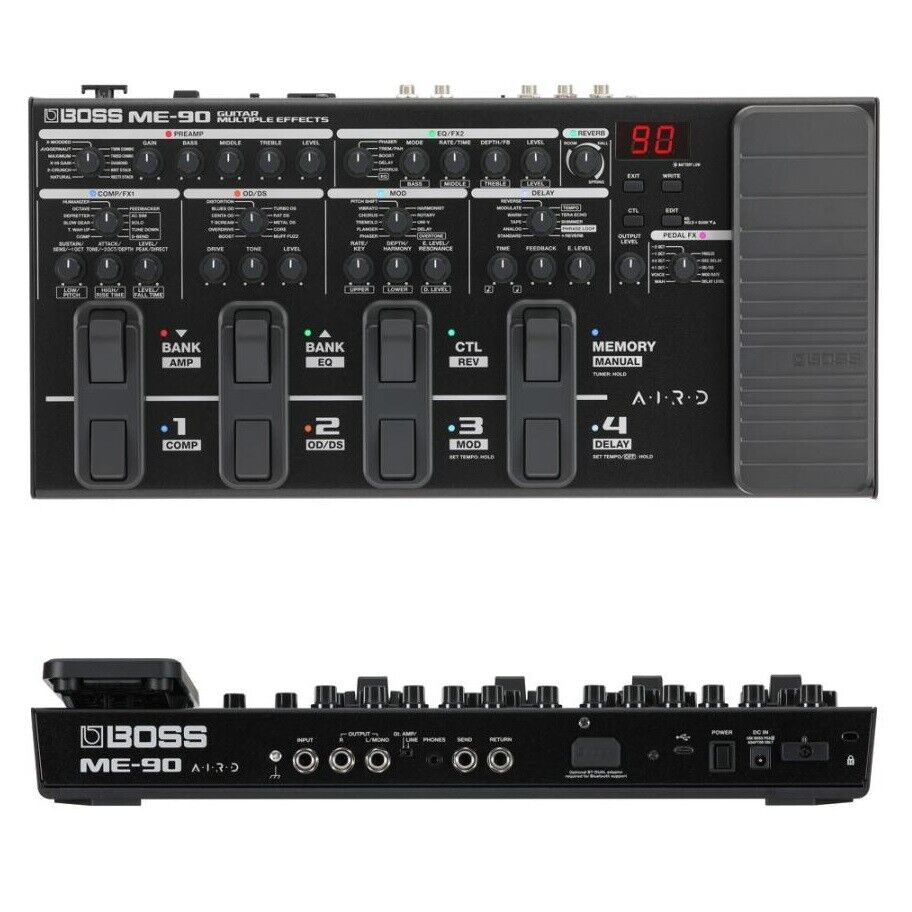 Boss ME-90 Guitar Multiple Effects Pedal Equipped with AIRD Boss ME-90 Guitar Multiple Effects Pedal Equipped with AIRD