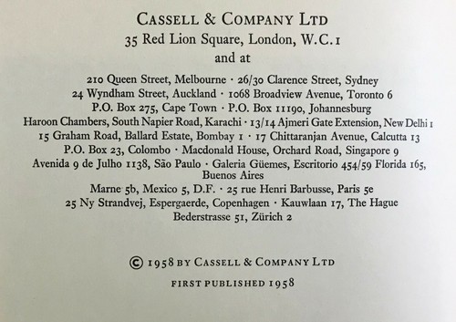 First Edition Simon Nowell-Smith The House of Cassell Cassell & Co. 1958 - Picture 3 of 12