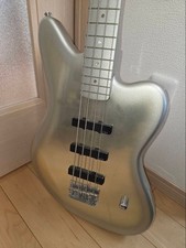 EDWARDS Silver Electric Bass ESP HEJ-100 Hitoki Model Japan Bass Guitar