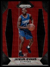 2017-18 Panini Prizm #216 Jawun Evans Prizms Ruby Wave Rookie
