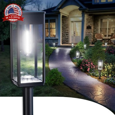 8 Pack Solar Pathway Lights Outdoor Waterproof Bright Landscape Lighting for Yar