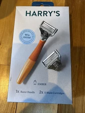 Harry's 5 Blade Men's Razor Set - Bright Orange