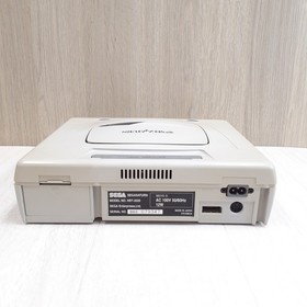 SEGA SATURN CONSOLE JAPAN WHITE Bundle w/ Light Virtua Gun Controller & 5 Games