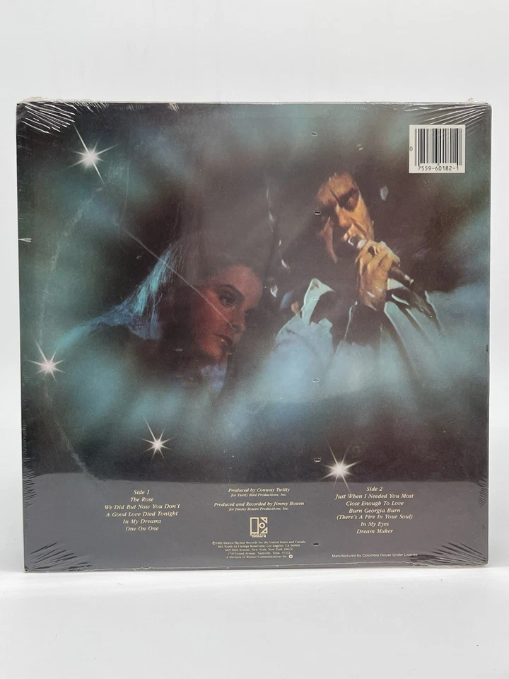 NEW SEALED CONWAY TWITTY DREAM MAKER 12" LP VINYL RECORD ELEKTRA 1982 - Image 2 of 2