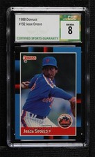 1988 Donruss Jesse Orosco (Solid Blue Upper Right Corner) #192 CSG 8 0s2w