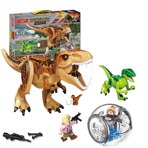 Jurassic Indominus T-Rex Dinosaurier Gyrosphere Minifigur Spielzeug Geschenk~ - Bild 11 von 15