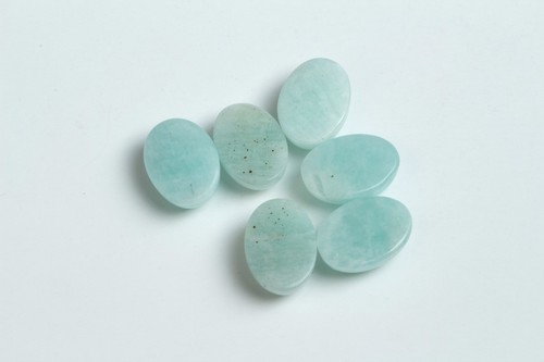 Amazonite Oval Flat Back Cabochon Natural Loose Gemstone For All Making Jewelry - Picture 8 of 12