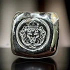 Scottsdale Silver Lion 1 oz .999 Cast Bullion Bar Laser Etched