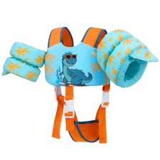 Toddler Swim Vest 2-in-1 Pool Float 24-33 Lbs Crotch Strap Gogokids 24-66