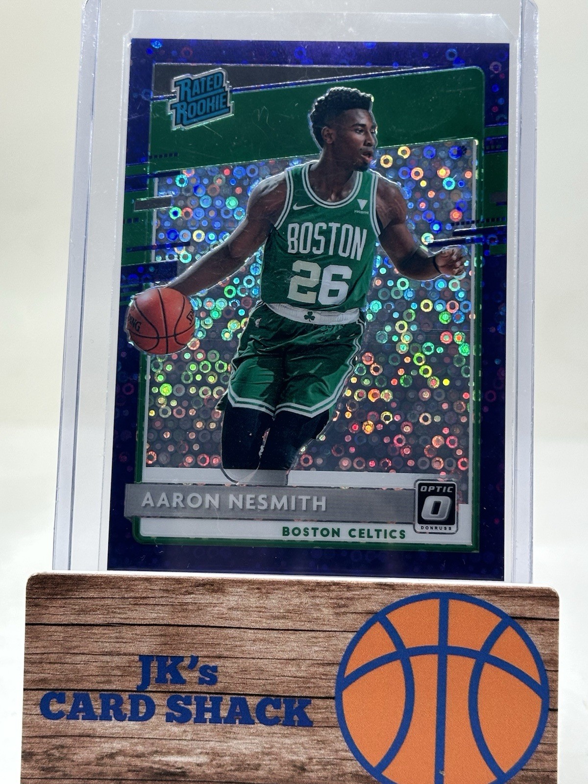 2020-21 Donruss Optic Aaron Nesmith Rated Rookie Fast Break Purple /95 #164