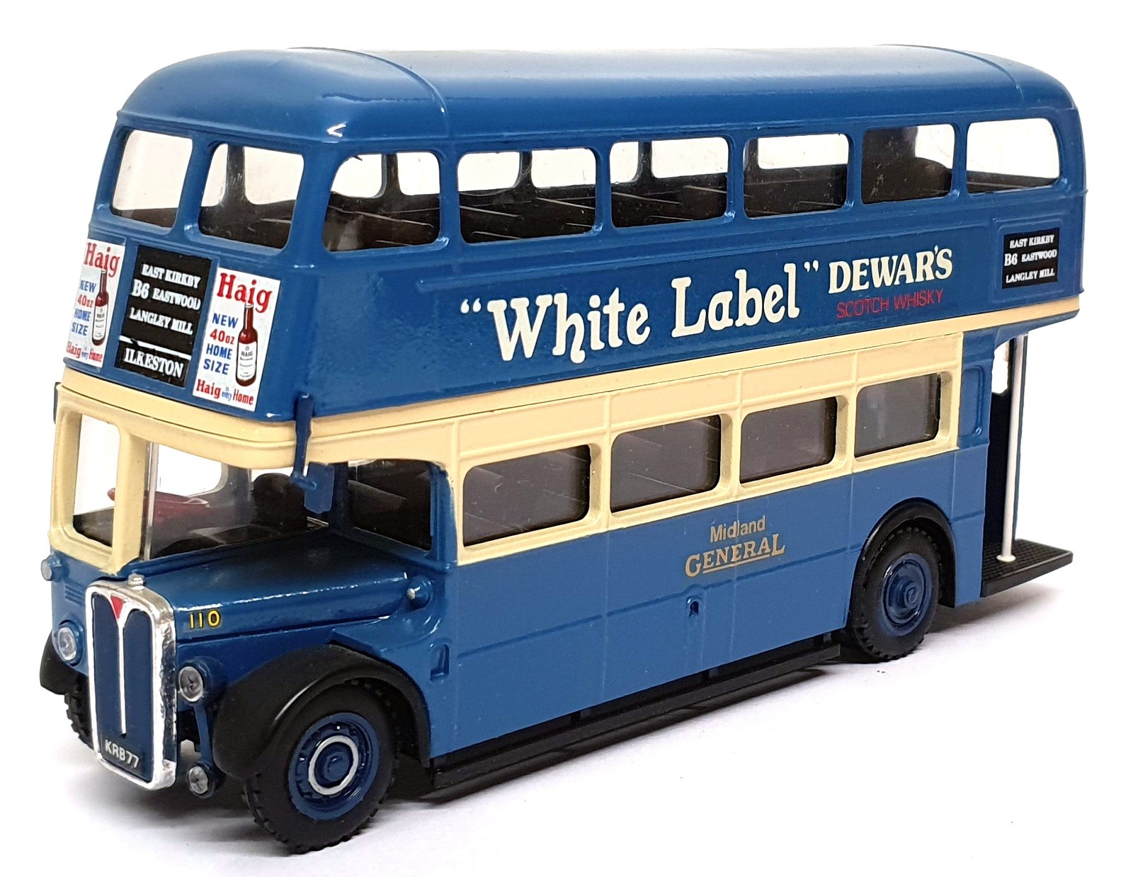 Solido 1/50 Scale Diecast 365 - Routemaster Double Decker RT Bus - White Label