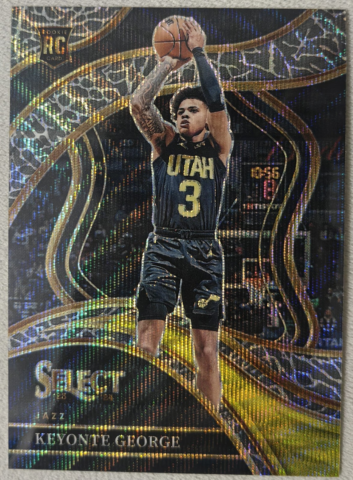 2023-24 Panini Select Keyonte George Rookie Courtside Elephant Prizm #295